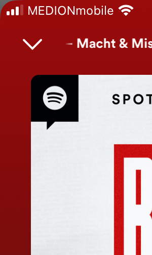 Kachel des Podcast auf Spotify